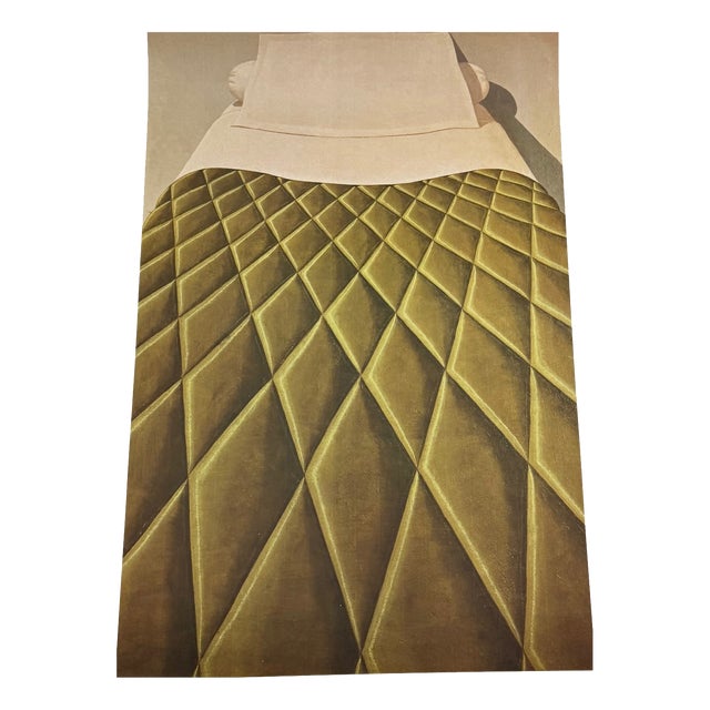Domenico Gnoli, Green Bed Cover, Print For Sale