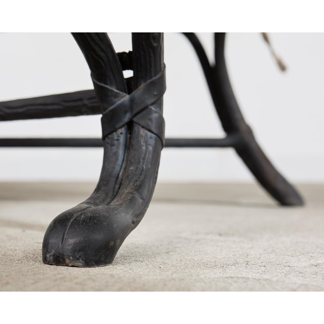 Rose Tarlow Style Iron Twig Garden Six-Piece Patio Suite For Sale - Image 15 of 18