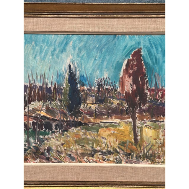 A. Roos, Landskap, 1960s, Oil on Panel, Framed For Sale - Image 14 of 18