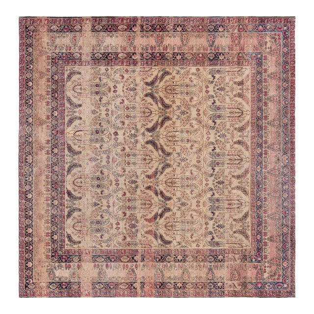 Early 20th Century Persian Kirman Rug For Sale