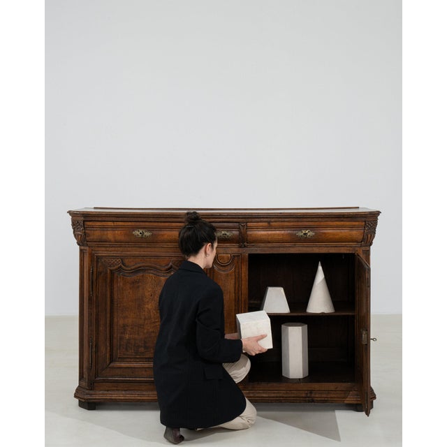 Brown 19th Century France Brown Wood Storage Cabinets & Cupboards For Sale - Image 8 of 11