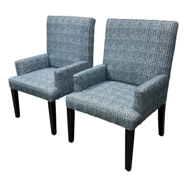 Vanguard Furniture Brattle Road Arm Chairs, Pair For Sale