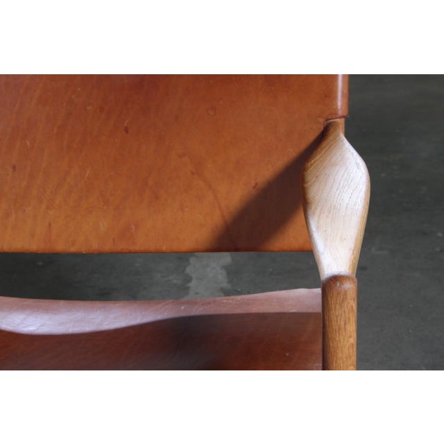 Premier 69 Armchairs in Oak and Cognac Leather by Per-Olof Scotte for Mobel Ikea, 1960s, Set of 2 For Sale - Image 13 of 18