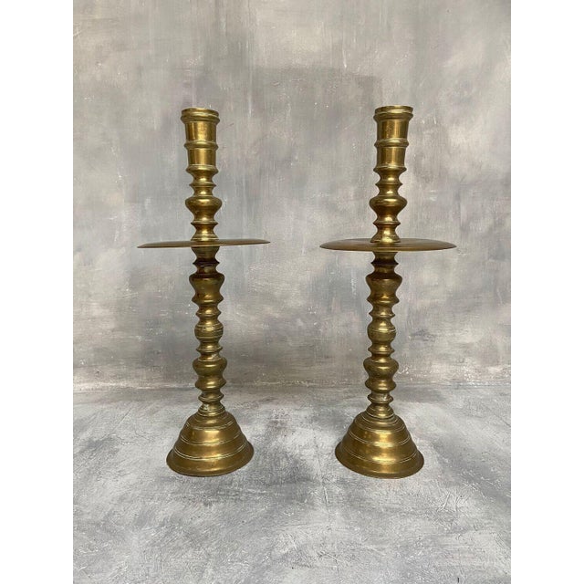 Dimensions per candlestick: height approx. 90 cm, drip-pan diameter 35 cm. Suitable for candles measuring up to approx....