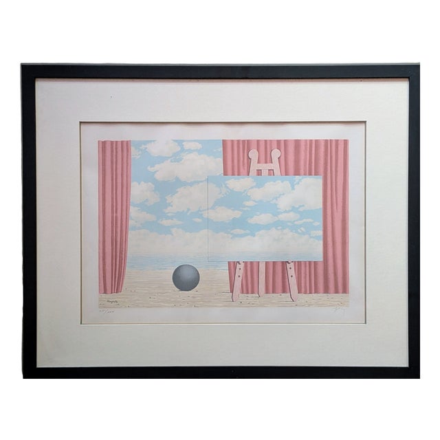 Fernand Mourlot, Rene Magritte, La Belle Captive, 1965, Lithograph, Framed For Sale
