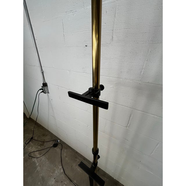 Brass Art Easel Lamp Arredoluce Style For Sale In New York - Image 6 of 12
