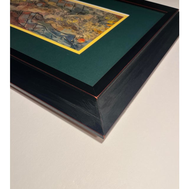 Paper 1963 Oil on Board Painting by American Artist Wilfred A. Lang Jr. Dated and Signed For Sale - Image 7 of 8