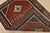 Yalameh Rug 3’3” X 4’9” Red Wool Vintage Tribal Hand-Knotted Oriental Carpet For Sale - Image 11 of 12