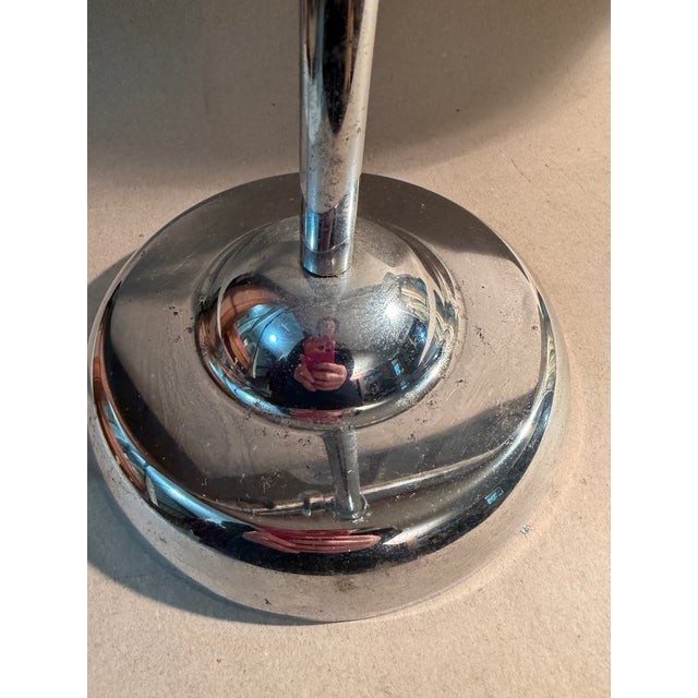 1980s 1985 Yasuaki Sasamoto Chrome Desk Lamp for Doulton Co LTD For Sale - Image 5 of 10