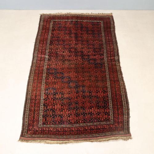 Middle Eastern Beluchi Rug in Wool For Sale - Image 3 of 8