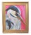 2020s Bold Nautical Great Blue Heron Painting Including the Antiqued Gold Wood Frame For Sale - Image 5 of 5