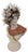 7" H. CSS Seashell Bust of Apollo For Sale