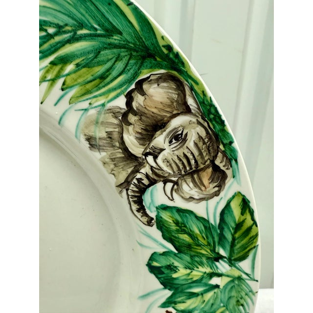 Late 20th Century Authentic Vintage Greg M Matthews for Oggetti Italian Decorative Plate and Candlestick Holder Set For Sale - Image 5 of 12