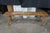 Vintage French Inspired Weathered Reclaimed Oak Farmhouse Peg Leg Bench Seat 68" For Sale - Image 10 of 15