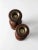 Mid-Century Modern Vintage Wooden Candleholders a Pair For Sale - Image 3 of 10