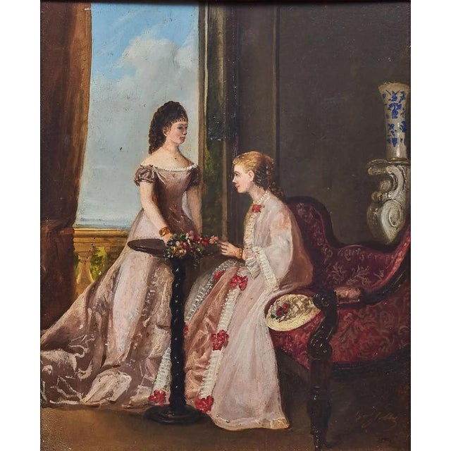 Henri-Jean Baptiste, Jolly, Oil on Panel For Sale - Image 6 of 7