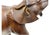 Mid Century Striding Leather Elephant For Sale - Image 10 of 12