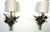 Fabric Shade Wall Lamps from Unbekannt, 1970s, Set of 2 For Sale - Image 4 of 12