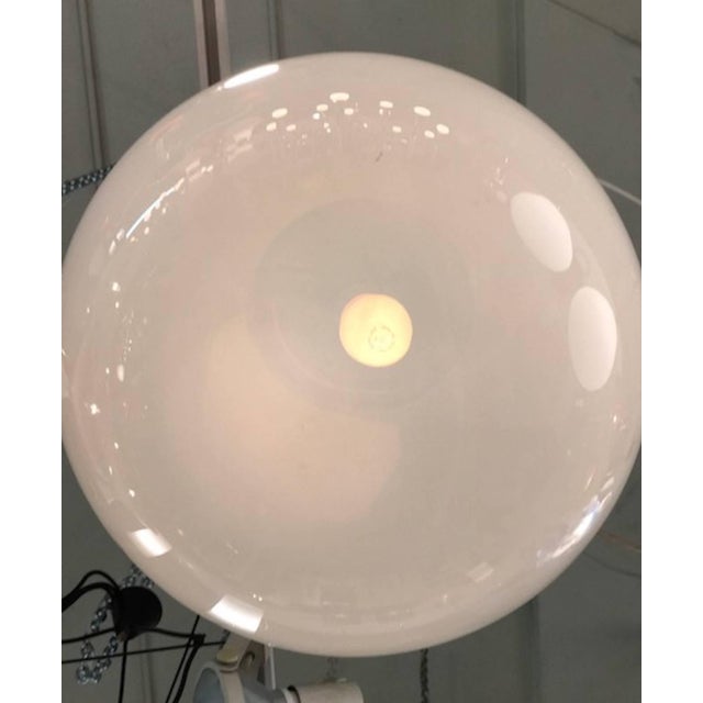 Metal Stilux Milano 1970s Large Globe Pendant Light For Sale - Image 7 of 8