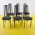 Vintage Chairs in Black Metal by Giorgio Cattelan, Set of 6 For Sale - Image 10 of 10