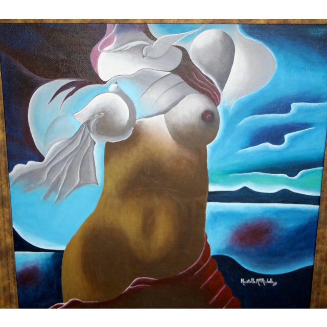 Nice Painting of a Nude Signed For Sale In Palm Springs - Image 6 of 12