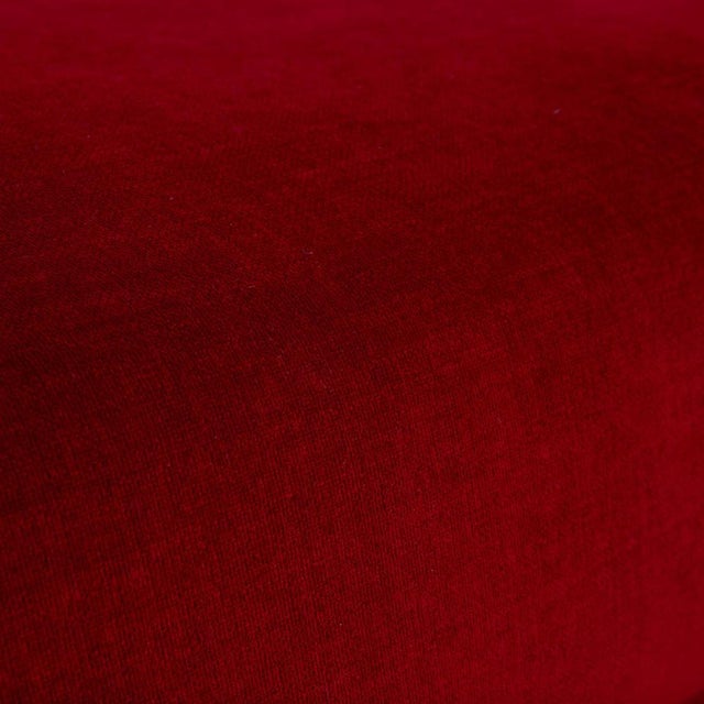 Textile Multy Fabric Red and White Cream Manual Function Three-Seater Sleeper Sofa by Ligne Roset For Sale - Image 7 of 14