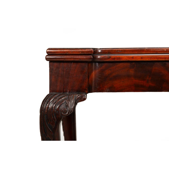 English George III Mahogany Gate Leg Card Game Table Circa 1770 For Sale - Image 13 of 18