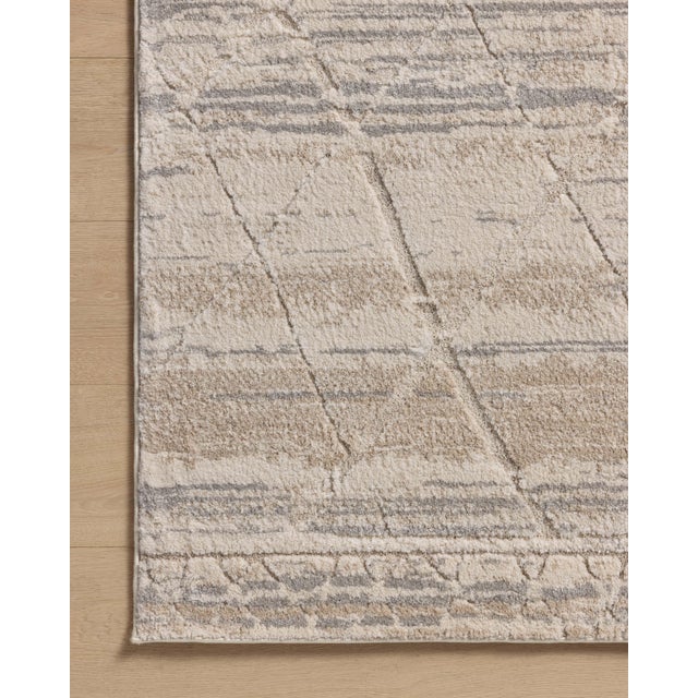 2020s Amber Lewis x Loloi Monty Ivory / Natural 2'-7" x 4' Area Rug For Sale - Image 5 of 7