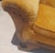 Wood Vintage Victorian Camelback Duncan Phyfe Style Gold Velvet Sofa For Sale - Image 7 of 13