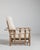 French Oak Reclining Armchair with Bouclé Upholstery, Antique, France, Circa 1940 For Sale - Image 13 of 16