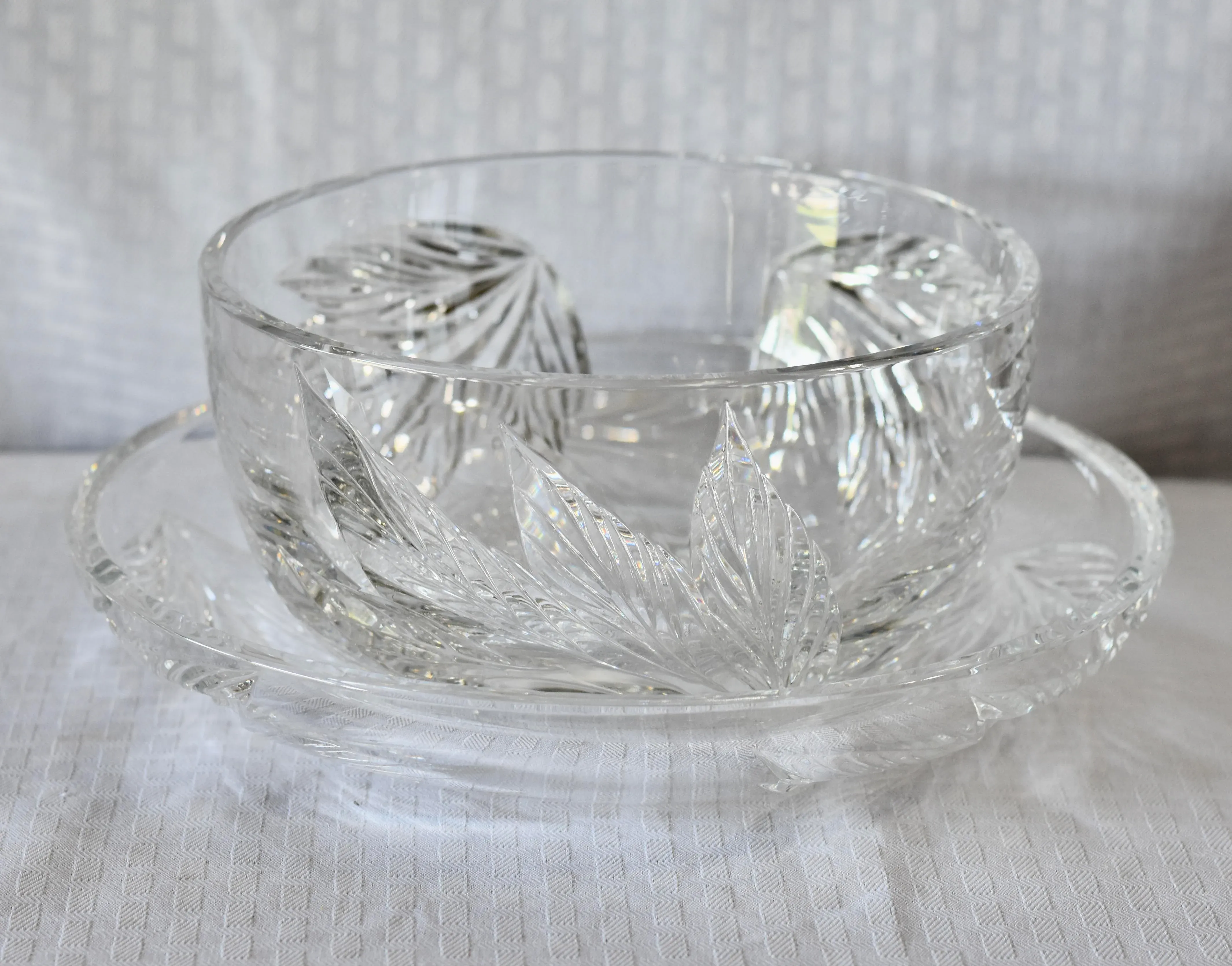 tiffany crystal plate