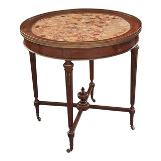 19th Century French Louis XVI-Style Gueridon Table For Sale