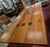 Late 20th Century Monumental Studio Crafted Dining Table & 8 Chairs, Cherry Wood & Tile For Sale - Image 11 of 18