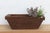 Wood Vintage Heavy Dark Wood Planter For Sale - Image 7 of 7