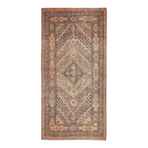 Mid 20th Century Distressed Antique Wool Khotan Rug