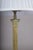 Metal Louis XVI Neoclassical Gilded Brass Fluted Column Table Lamp with Laurel Wreath Relief, Europe, 1930s For Sale - Image 7 of 13