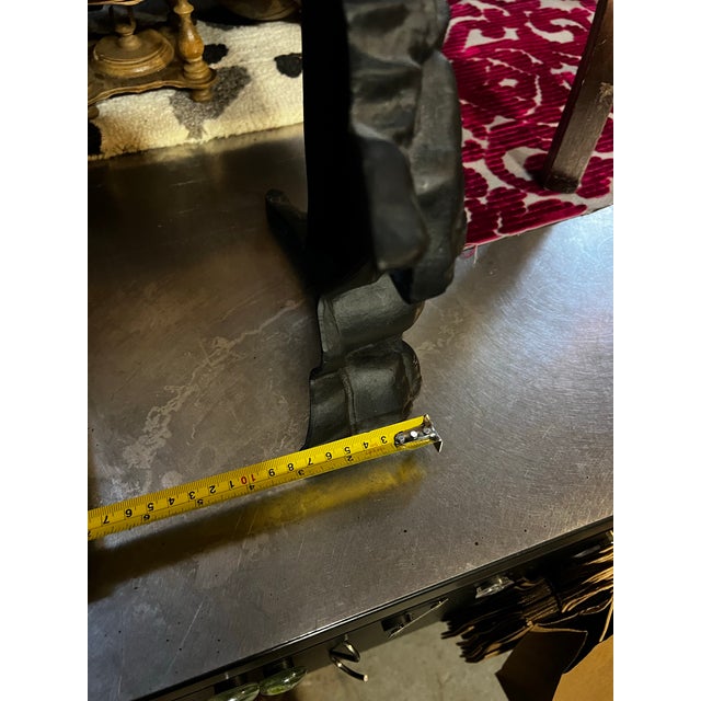 Metal Vintage Cast-Iron Scottish Dog Doorstop For Sale - Image 7 of 7