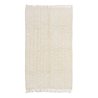 Hand-Knotted Wool Premium Rug by Azele Studio For Sale