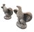 Pair of Mid-Century Hollywood Regency Cast Stone Eagle Statues For Sale - Image 4 of 12