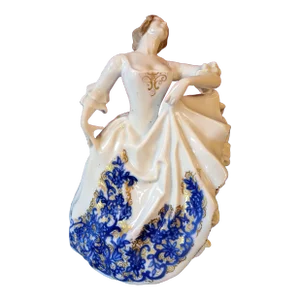 1920s Large German Rosenthal Porcelain Figurine Rococo Dancer
