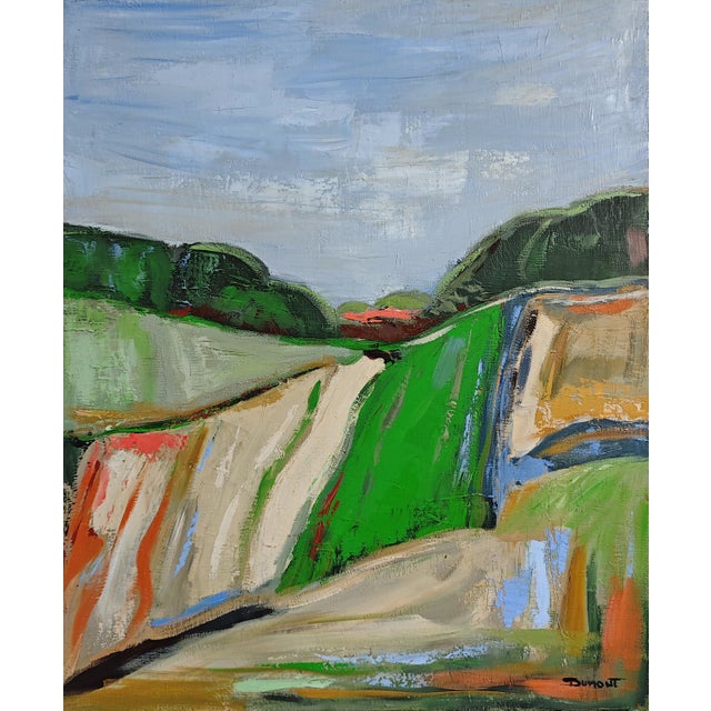 In Towards the Light, French contemporary painter Sophie Dumont captures the moment where landscape and emotion merge into...