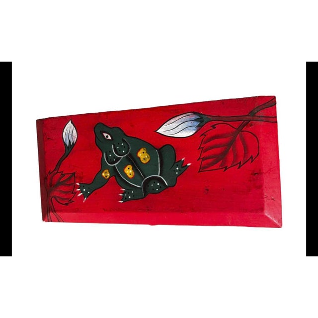 1990s Late 20th Century Indonesian Balinese Handmade Wooden Jewelry Box Cabinet For Sale - Image 5 of 6