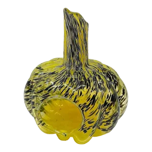 Vintage Swirl Glass Pumpkin Votive Holder