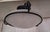 Vintage Ceiling Lamp with White Marbled Glass Shade in a Black Metal Mount by Honsel, 2000s For Sale - Image 6 of 8