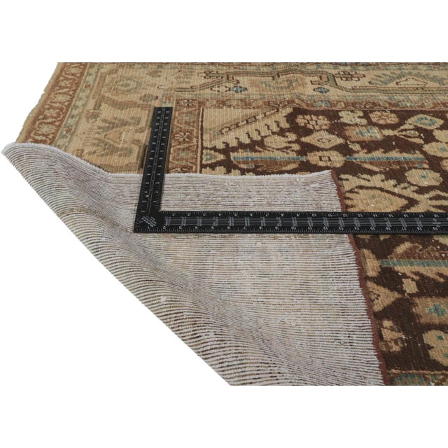 Early 20th Century Antique Persian Malayer Rug Runner - 03'09 X 12'08 For Sale - Image 5 of 9