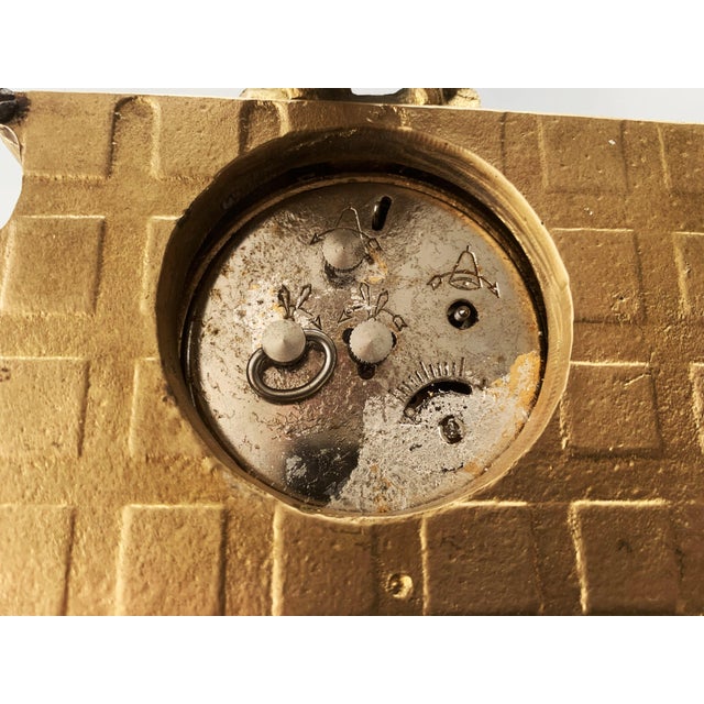Brass Eagle Mantel Clock, 1920s For Sale - Image 11 of 18