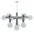 Atomic Ceiling Lamp by Haussmann for Swisslamps International, 1960s For Sale