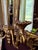 Late 19th Century Vintage Rococo Style Gilt Triptych Girandole Mirror With Candle Sconces For Sale - Image 5 of 12