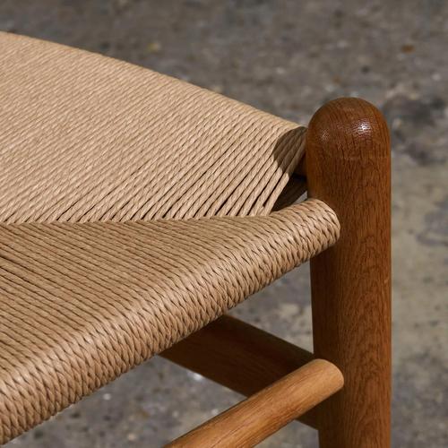 Model CH36 and CH37 Dining Chairs in Oak and Papercord by Hans J. Wegner for Carl Hansen, Denmark, 1960s, Set of 8 For Sale - Image 14 of 16