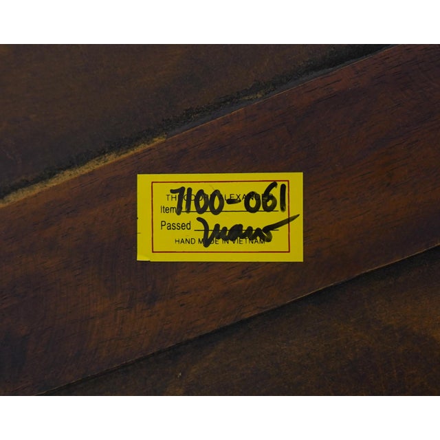 Theodore Alexander Mahogany Leather Desk & Chair For Sale - Image 17 of 18